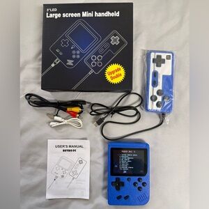 Blue Handheld Game Console